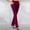 Red, variant on Fznquz Women's Dress Pants Business Casual Purple Slim Fit Straight Leg Solid Knitted Pants for Women with Pockets,M