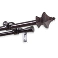 thumbnail image 5 of InStyleDesign  Tierra Double Curtain Rod Black 28 to 48 inches N/A, 5 of 5