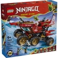 thumbnail image 3 of LEGO NINJAGO Land Bounty - Building Toy for Boys & Girls, Ages 9+ - Off-Road Buggy, Ship & Motorcycle Toy - Includes 6 Minifigures - Gift for Birthdays - 71869, 3 of 8
