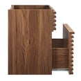 thumbnail image 3 of Modway Render 18" Wall-Mount Bathroom Vanity Cabinet (Sink Basin Not Included) in Walnut, 3 of 9