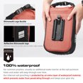 thumbnail image 4 of Rhinowalk RK406 Quick-Release 6L Bicycle Fork Bag with Backpack Function, Orange - Ideal for Bikes and Scooters, Holds Lunch Box, Keys, Camera, Wallet, and More, 4 of 6