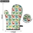 thumbnail image 6 of LightGreen Cartoon Dinosaurs Colorful Elements Pattern Shower Curtain OneSize ,Bathroom Decorative Shower Curtains Set with 12 Hooks,Modern Waterproof Washable Shower Curtain, 6 of 7