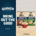 thumbnail image 6 of (3 pack) Quaker Protein Instant Oatmeal, Banana Nut, 12g Protein per Serving, Whole Grains, No Artificial Flavors, 2.15 oz Packets, (6 Pack)​, 6 of 8