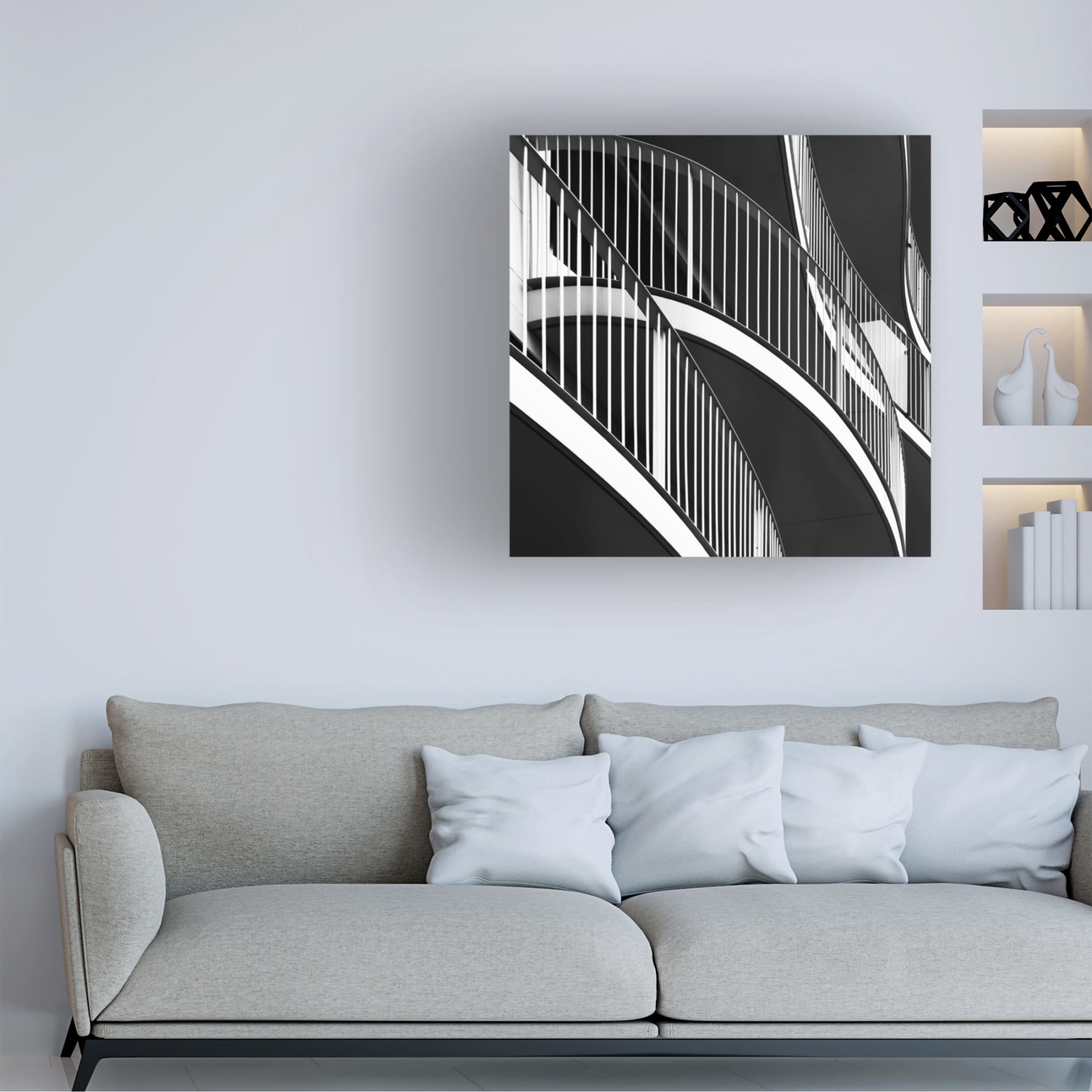 Trademark Fine Art Luc Vangindertael  Balconies Canvas Wall Art