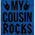 thumbnail image 2 of My Cousin Rocks Family Musician Toddler Boy Girl T Shirt Infant Toddler Brisco Brands 2T, 2 of 6