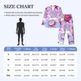 thumbnail image 3 of KLL Dragon Fruit Sleepwear Mens Flannel Pajamas,Long Cotton Pj Set, 3 of 7