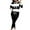 Black, variant on Hueook Sweatshirt and Sweatpants for Women Long Sleeve Women's Sports Tracksuits with Pokets Fall Winter Suit on Clearance