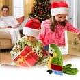 thumbnail image 4 of Kripyery Parrot Doll Interactive Electric Doll Toy Sound Recording Talking Repeating Parrot Plush Toy Flap Wings Soft Fun Learning Kids Toy, 4 of 8