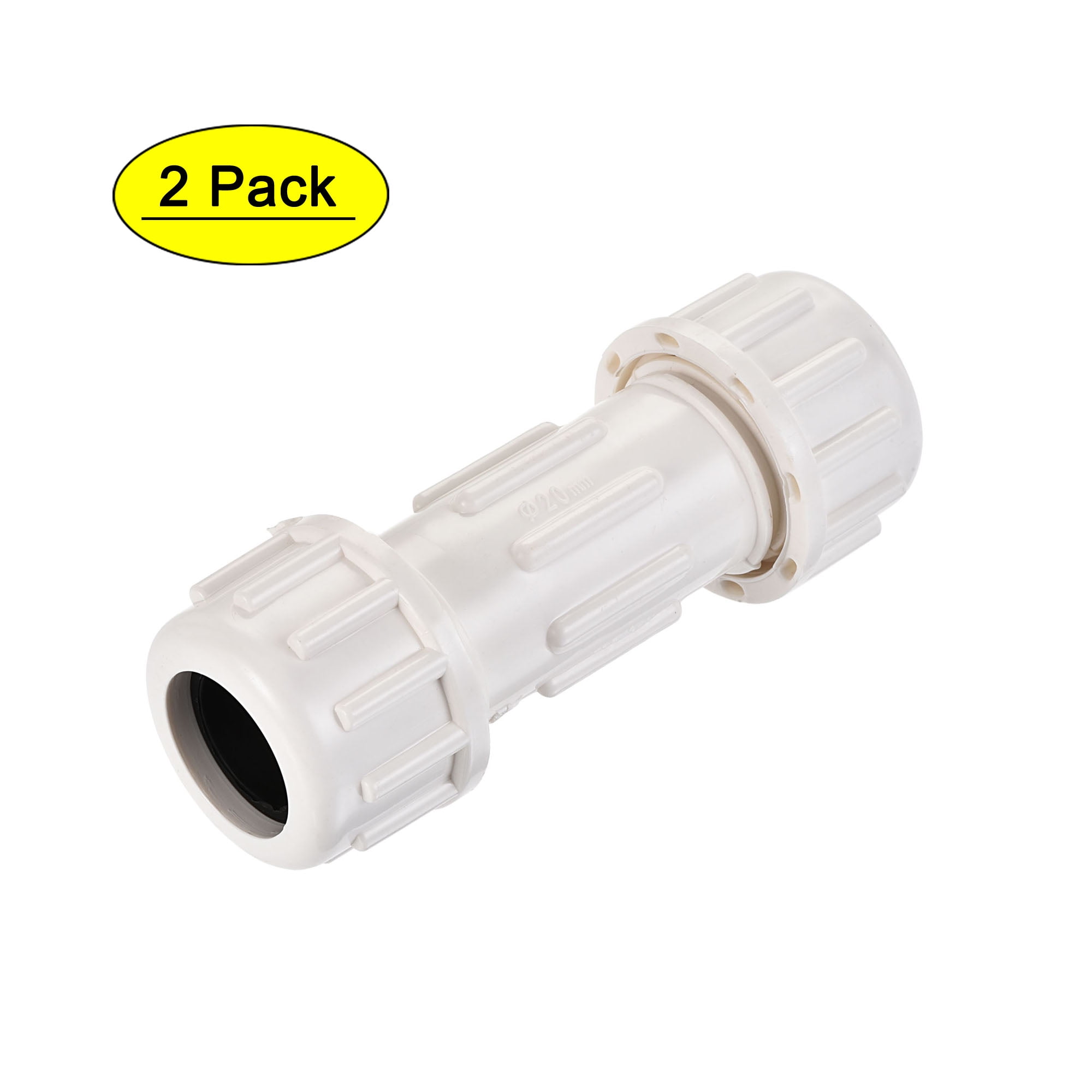 CCC-0750 PVC Compression Coupling King Brothers Inc 3/4-Inch White 