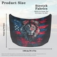 thumbnail image 7 of Uorisanigo Car Hood Cover Portable Lion American Flag Hood Covers for Cars Heat-Resistant Car Hoods Cover Protection for Most Automotive Sedans Trucks Pickup SUVs, Auto Accessories, 7 of 7