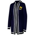 Women's Gameday Couture Navy Michigan Wolverines Stripe Detail Tri