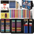 thumbnail image 1 of Kit de dibujo Art Supplies Daerthotk 100 con cuaderno de bocetos y estuche, 1 of 9
