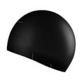 thumbnail image 2 of Silicone Swim Cap,Comfortable Bathing Cap Ideal for Curly Short Medium Long Hair, Swimming Cap for Women and Men, Shower Caps Keep Hairstyle Unchanged, 2 of 5