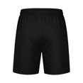 thumbnail image 3 of Homeyce Men's Gym Shorts Quick Dry Elastic Waist Shorts with Side Pockets Drawstring Shorts Running Athletic Basketball Workout Tennis Clothes,Black XL, 3 of 3
