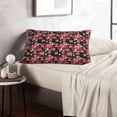 thumbnail image 6 of Lsque Rose Flowers Pattern Pillow Case – Soft & Cozy Throw Pillow Cover, Hypoallergenic Cushion Case for Sleeping Women with Envelope Closure-14"x20", 6 of 6