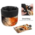 thumbnail image 4 of PhooArto Drawstring Cosmetic Bag, Barrel Shaped Portable Travel Makeup Bags, Fox Butterfly Pattern Large Capacity Waterproof Multifunctional Bucket Toiletry Bag, 4 of 6