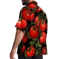 thumbnail image 3 of tomato Men's Button Down Hawaiian Print Short Sleeve Casual Summer Beach Shirts, 3 of 6