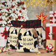 thumbnail image 6 of Rocae Panda Doing Yoga Print Christmas Drawstring Linen Gift Bag with Drawstrings Treat Bag Goody Present Bags for Christmas Party Favor, 6 of 8