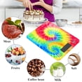 thumbnail image 4 of High Precision Digital Kitchen Scale Tempered Glass Food Scale Multifunction Scale Small Kitchen Appliances Tie-dyed Colorful Spiral Pattern, 4 of 7