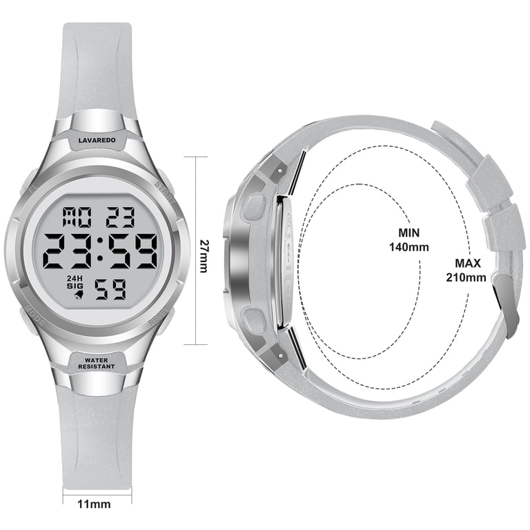 Bomieux Women's Digital Sport Watch Rose Gold photo 7