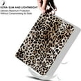 thumbnail image 4 of iPad PRO 11 2nd 2020 [ PRO 11 Inch 2 Generation ] A2228 A2068 A2230 MY232LL/A MY252LL/A MY332LL/A MY342LL/A Trifold Printed Slim Adjustable Stand Feature Case with TPU Heat Dissipation Back - Leopard, 4 of 6