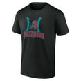 thumbnail image 2 of Men's Ketel Marte Black Arizona Diamondbacks Name & Number Fastball T-Shirt, 2 of 3