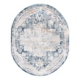 thumbnail image 3 of Unique Loom Highbury Collection Area Rug - Jester (7' 10" x 10' Oval Blue/Beige), 3 of 5