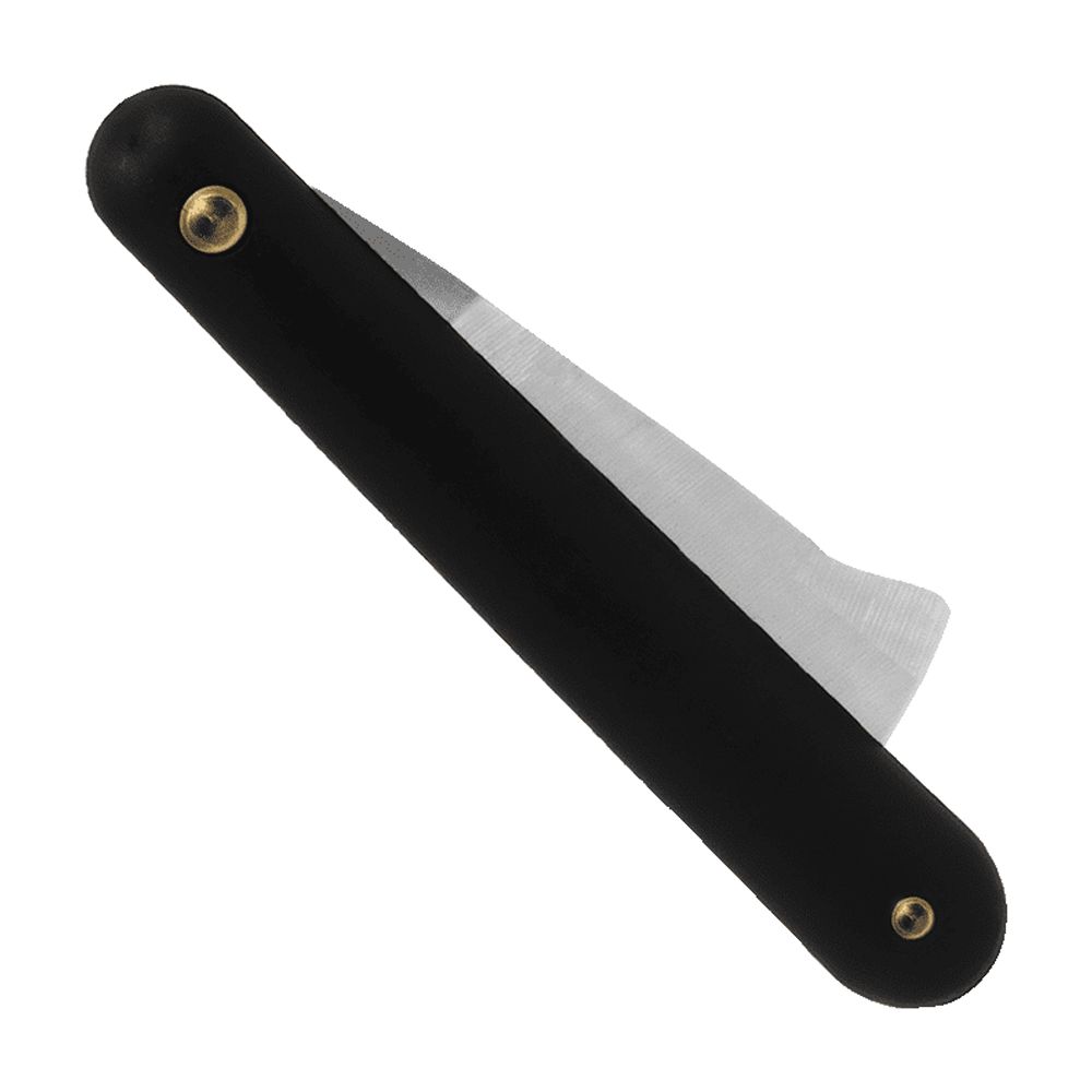 Zenport K106F Grafting and Budding Folding Knife, 2.25 Inch Stainless Steel Blade, Black - 10 Pack