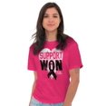 thumbnail image 2 of Support I Won Breast Cancer Awareness Women's Graphic T Shirt Tees Brisco Brands L, 2 of 2