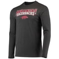 thumbnail image 2 of Men's Concepts Sport Cardinal/Heathered Charcoal Arkansas Razorbacks Meter Long Sleeve T-Shirt & Pants Sleep Set, 2 of 5