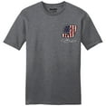 thumbnail image 2 of Men's Hendrick Motorsports Team Collection Heather Charcoal Chase Elliott Flag T-Shirt, 2 of 3