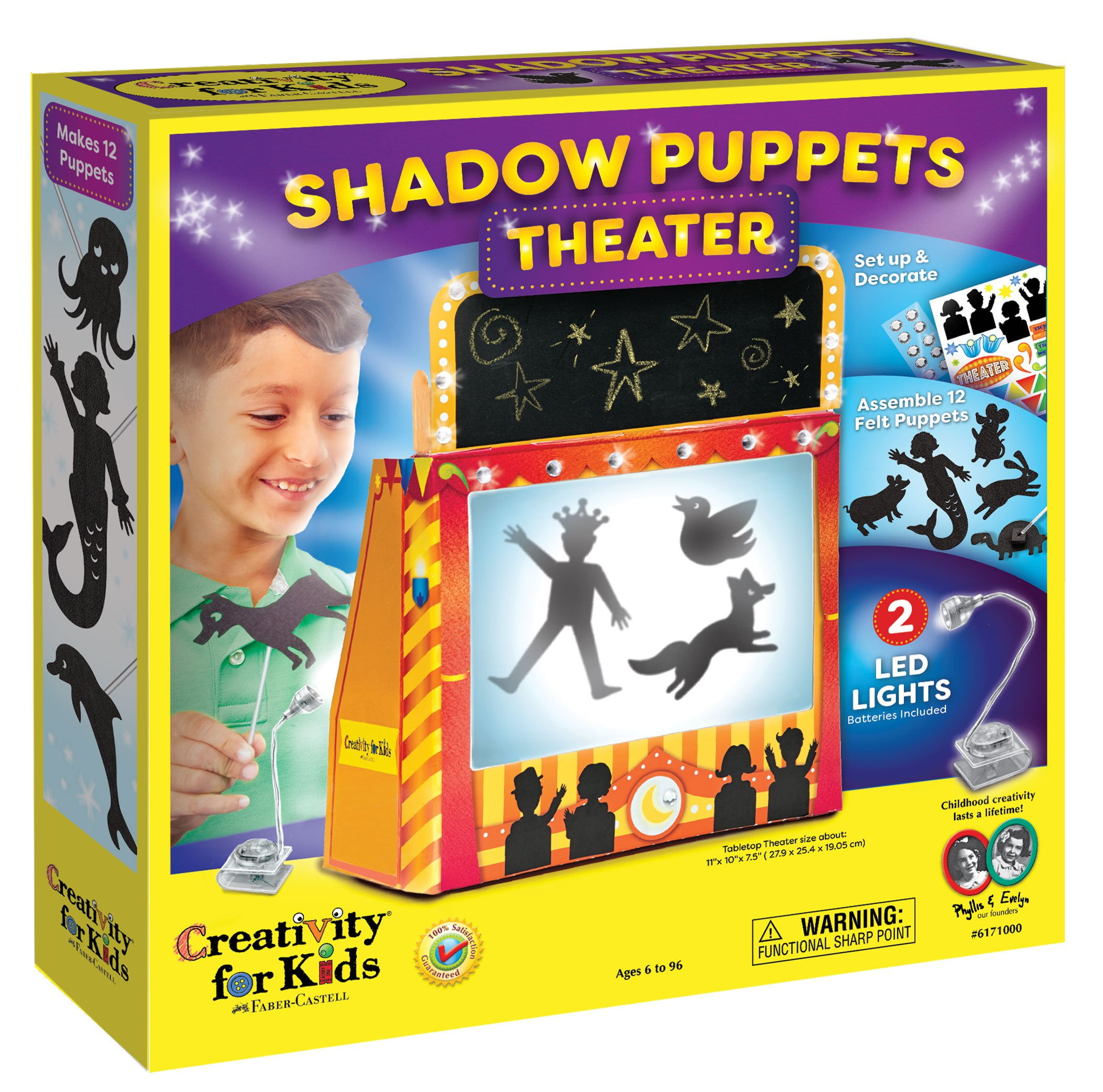 Creativity for Kids Shadow Puppets Theater, Multicolor