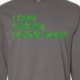 thumbnail image 4 of Inktastic I Came, I Mowed, I Kicked Grass Long Sleeve T-Shirt, 4 of 5