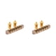 thumbnail image 1 of Toystoory Roller Saddle Bridge Puentes ajustables Accesorios con poste Hole Set Lock Tailpiece para guitarras eléctricas Instrumento musical Type2 NO2, 1 of 6
