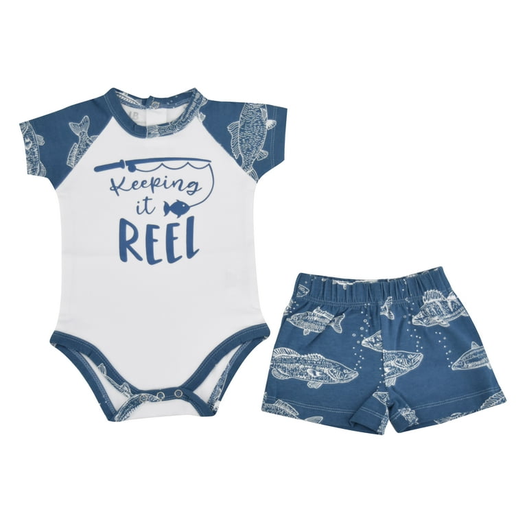  Unique Baby Boys Keep it Reel Dad 1st Fathers Day Fishing  Romper Outfit (Nwbrn): Clothing, Shoes & Jewelry