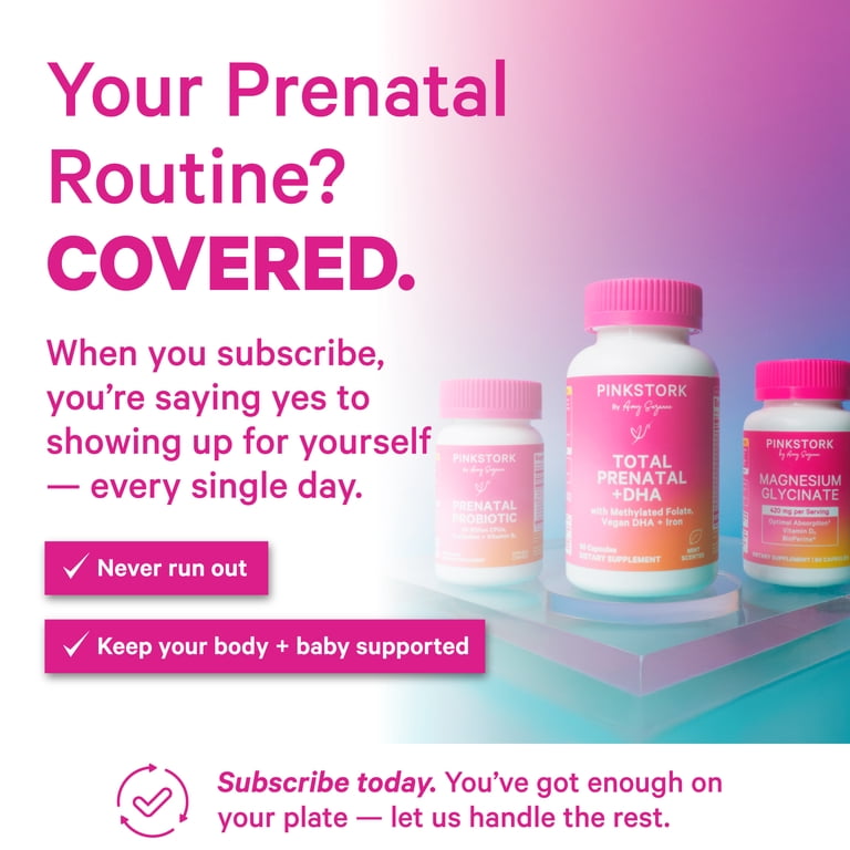 glutathione supplement pregnancy Pink Stork Prenatal Probiotics for Pregnancy, Digestive and Immune Support with Prebiotics & B6, 30 Servings HSA/FSA Eligible Glowing Complexion Is Glutathione sa✨ Is Shade:Berry Whirl