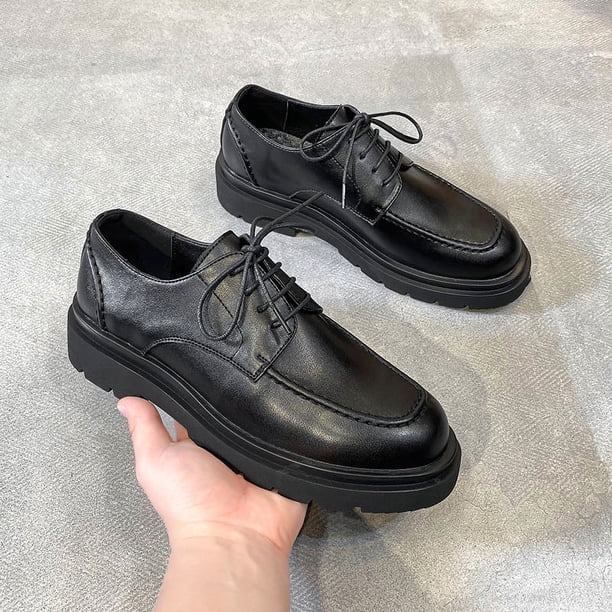Zapatos de hombre británicos de negocios informales para hombre, zapatos de cuero para hombre, zapatos de vestir para jóvenes, zapatos de vestir para hombre coreanos