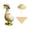 Yellow, variant on Porch Goose Outfit Set for 23 Inch Decorative Goose Figurine Includes Sun Hat and Triangle Scarf Suitable for Outdoor Holiday Display
