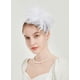 thumbnail image 3 of Tocado de novia Babeyond con clip extraíble - Accesorio para el Derby de Kentucky con plumas de perla para mujer, 3 of 6