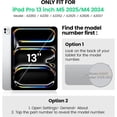 thumbnail image 2 of Case For Apple iPad Pro 13 2025 / 2024 Handle Protective Cover 360° Rotating Ring Stand, Shockproof Dropproof Case For Kids Kickstand & Pencil Holder & Shoulder Strap,Dark Green, 2 of 8