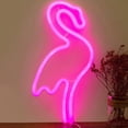 thumbnail image 4 of Lámpara de neón con forma de flamenco creativo, luz LED de neón, adorno de lámpara creativo, 4 of 7