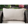 thumbnail image 5 of Furniture of America Marvin 5-Piece Faux Rattan Patio Sofa Set in Ivory, 5 of 10