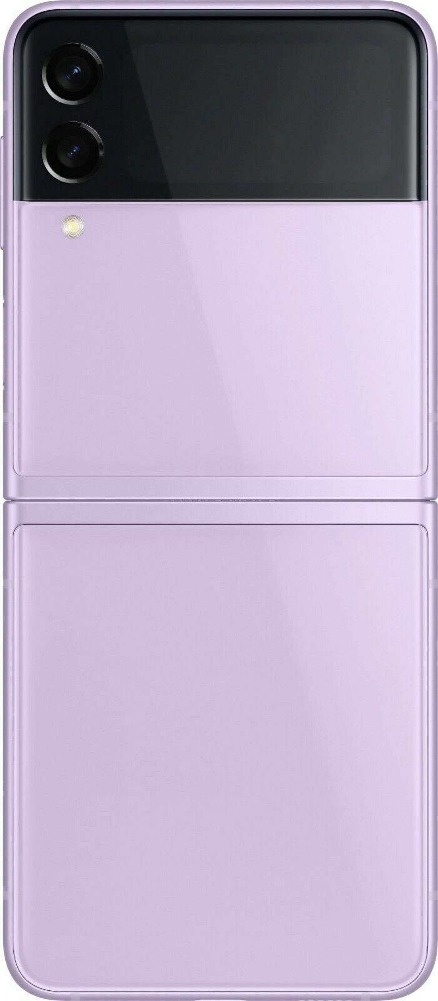 Samsung Galaxy Z Flip 3 5G SM-F711U1 256GB Purple (US Model) - Factory Unlocked Cell Phone - Very Good Condition - image 2 of 3