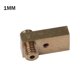 thumbnail image 1 of Boquilla extrusora de bloque calefactor integrado de latón, accesorio de filamento de 3 mm para impresora 3D, calibre de 1,0 mm Kearding EL000450-07, 1 of 2