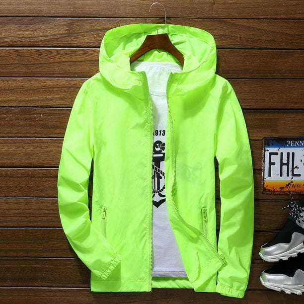 Cycle-Topshop Men Wind Breaker Coat Zipper Hoodie Jacket Quick