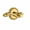 thumbnail image 4 of Grandeur 814601 Newport Solid Brass Rose Left Handed Privacy Door Lever Set - Brass, 4 of 7