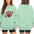 thumbnail image 2 of TOMVIGX Game Day Outfits for Women Oversized Cute Graphic Sweatshirt Touchdown Football Mom Tops Tailgate Season Sunday Funday Pullover, 2 of 5