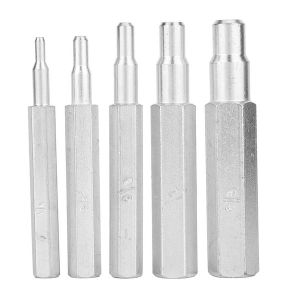 Copper Tube Punch Tool Swaging Punch Imperial Swaging Punch Tool 5pcs CT-193 Copper Pipe Tube Expander Swaging Punch Tool 1/4",5/16",3/8",1/2",5/8"