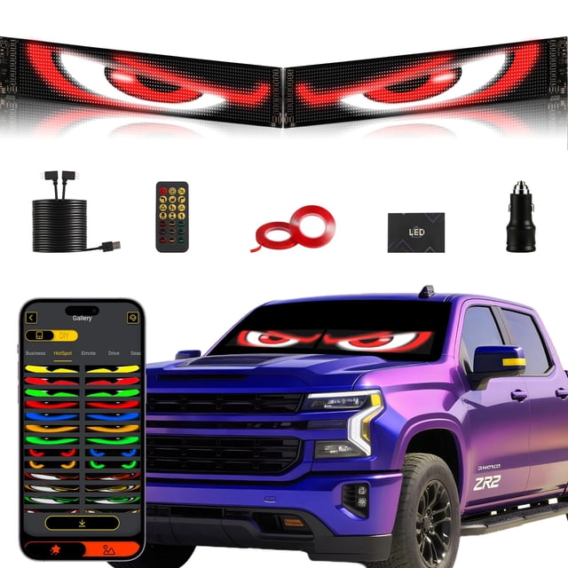 Luces Ojos del Diablo para Auto Swivelife, 2 Piezas, LED Programables