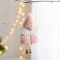thumbnail image 4 of Christmas Doll Mini Angel Pendant with Silver Wings Decor Xmas Tree Ornament Christmas Elf Doll Christmas Decorations for Home, 4 of 5